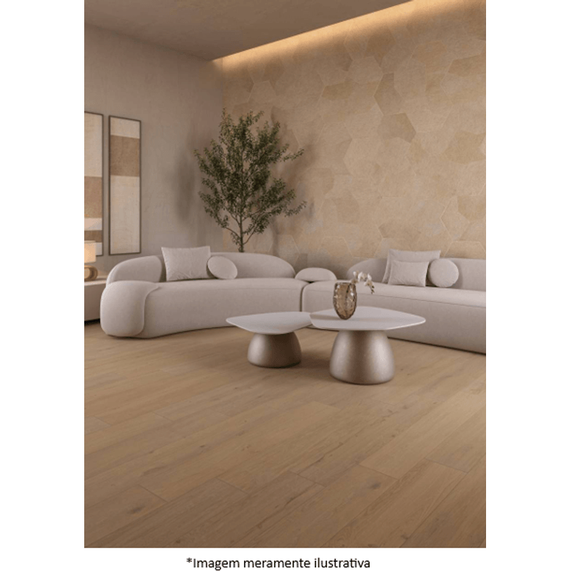 Porcelanato Eliane Bali Camel Acetinado Classe A - Retificado 19,7 x 120 Cm 1,65 m²
