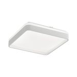 Plafon Blumenau Duetto Quadrado Led Sobrepor 30 W Temperatura de Cor Ajustável 38 Cm Branco