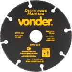 Disco Vonder DMV 110 Segmentado Para Madeira 110 x 20 mm