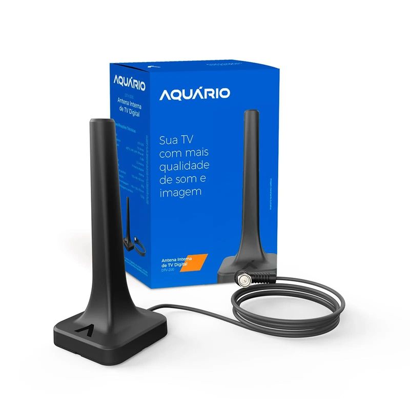 Antena Aquario DTV-200 Interna Digital Para TV