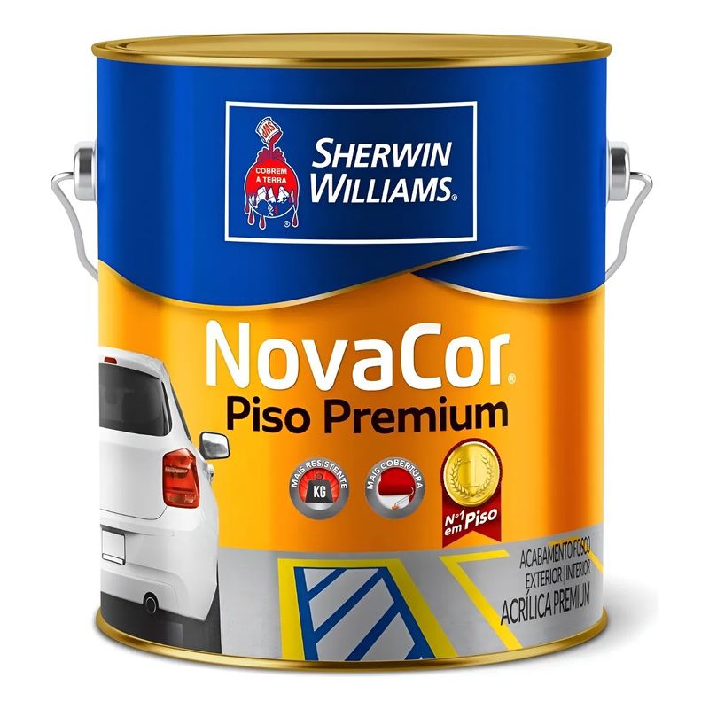 Tinta Sherwin-Willians NovaCor Piso Premium Fosco Concreto 3,6 L