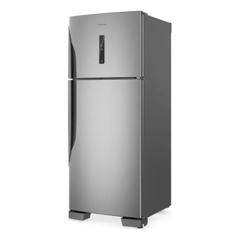 Refrigerador Panasonic NR-BT58PV3XB Inverter Frost Free 2 Portas 446 L Aço Escovado 220 V