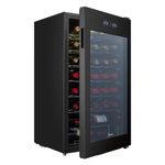Adega Midea MDRW150FGGGL3 Inverter 1 Porta 34 Garrafas Preta Bivolt