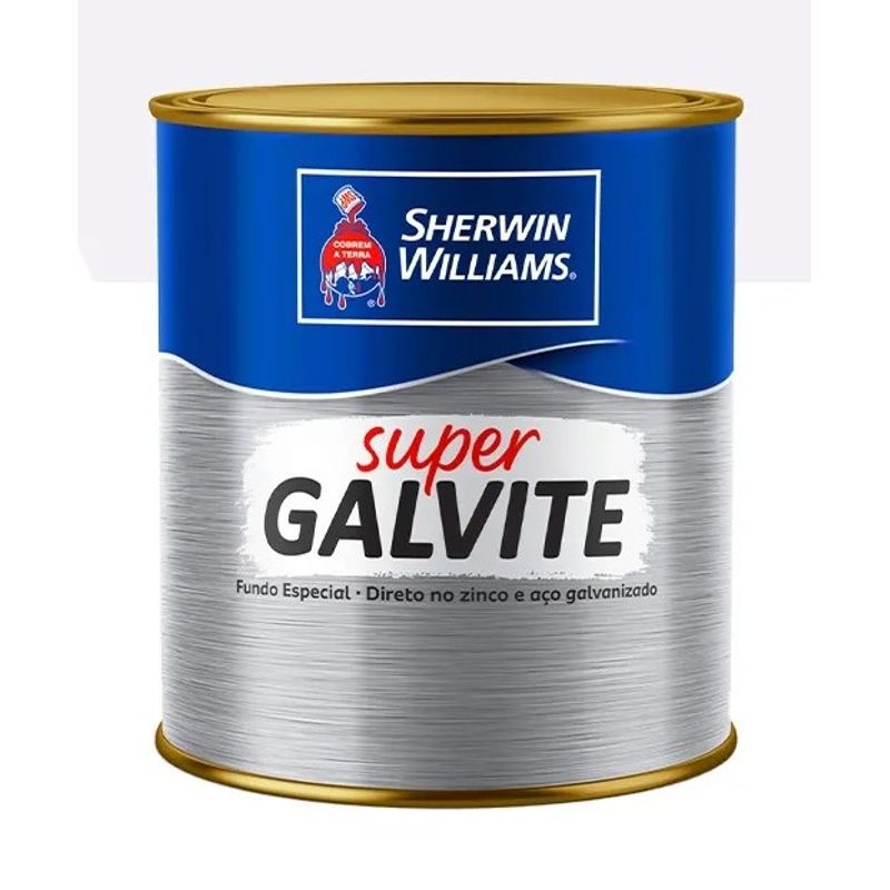 Fundo Sherwin-Willians Super Galvite Fosco Branco Gelo 900 ml