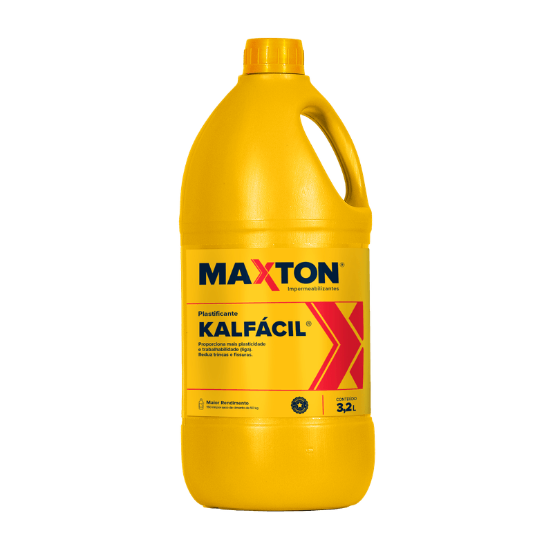 Plastificante Maxton Kalfácil P/ Argamassa Vermelho 3,2 Kg