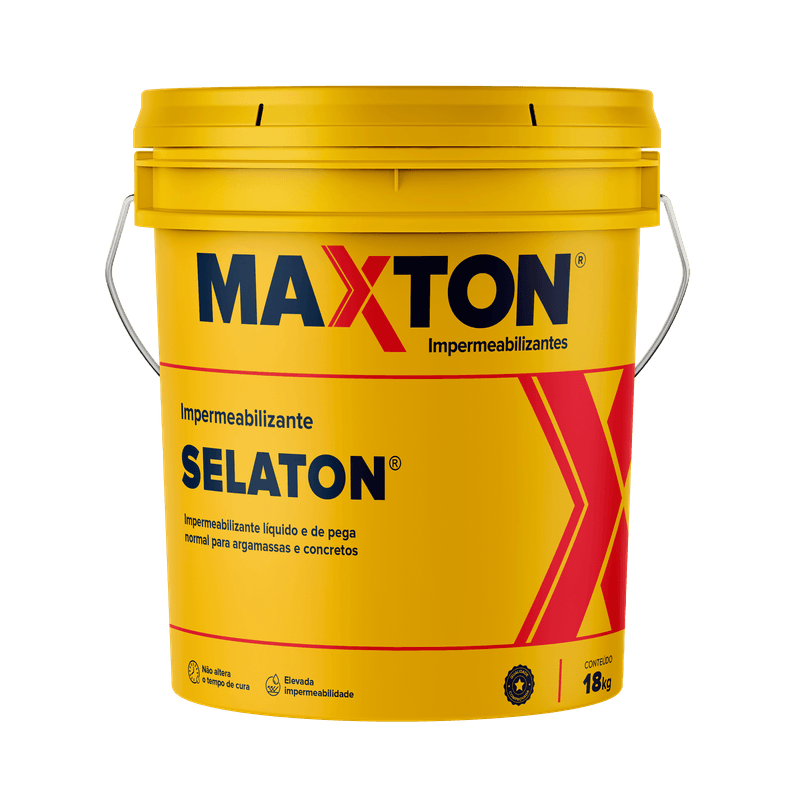 Impermeabilizante Maxton Selaton P/ Argamassa e Concreto 18 Kg