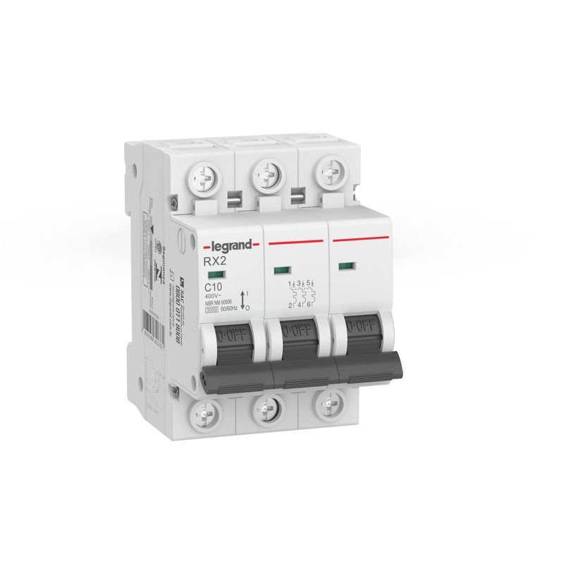 Disjuntor Pial Mini RX2 Curva C Tripolar 20A