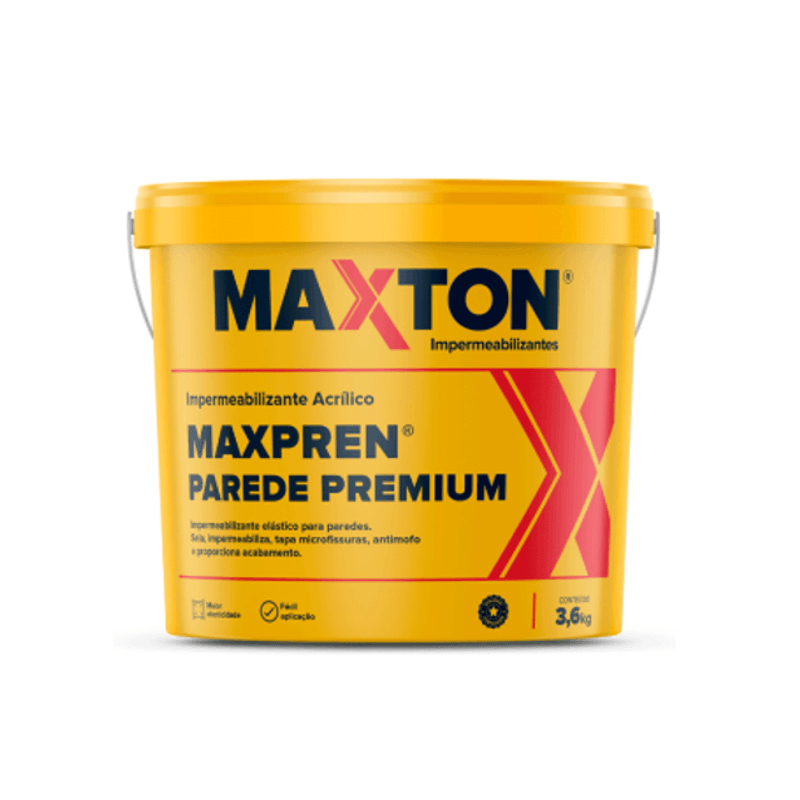 Impermeabilizante Maxton Maxpren Parede Premium Branco 3,6 Kg