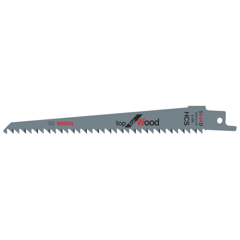 Lâmina Bosch Top for Wood S644D HCS P/ Serra Sabre 150 mm 2 Peças