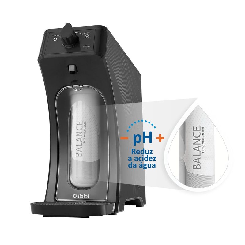 Purificador Ibbl E-Due Equilibrium Grafite Bivolt