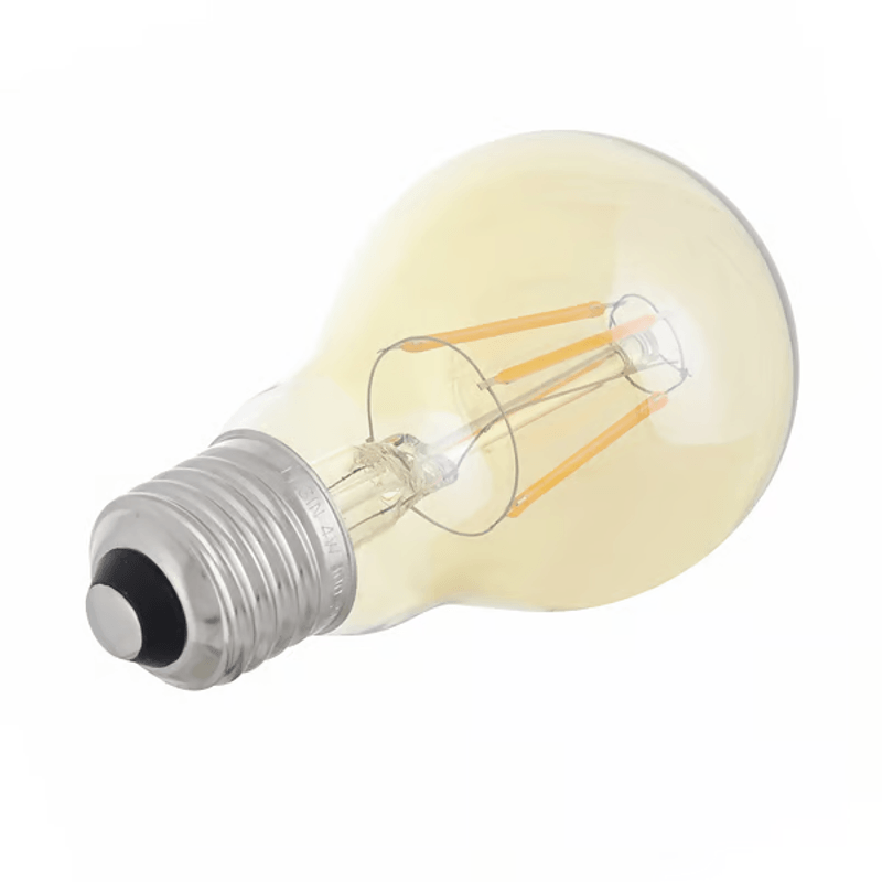 Lâmpada Taschibra Filamento LED A60 Vintage 4 W Âmbar
