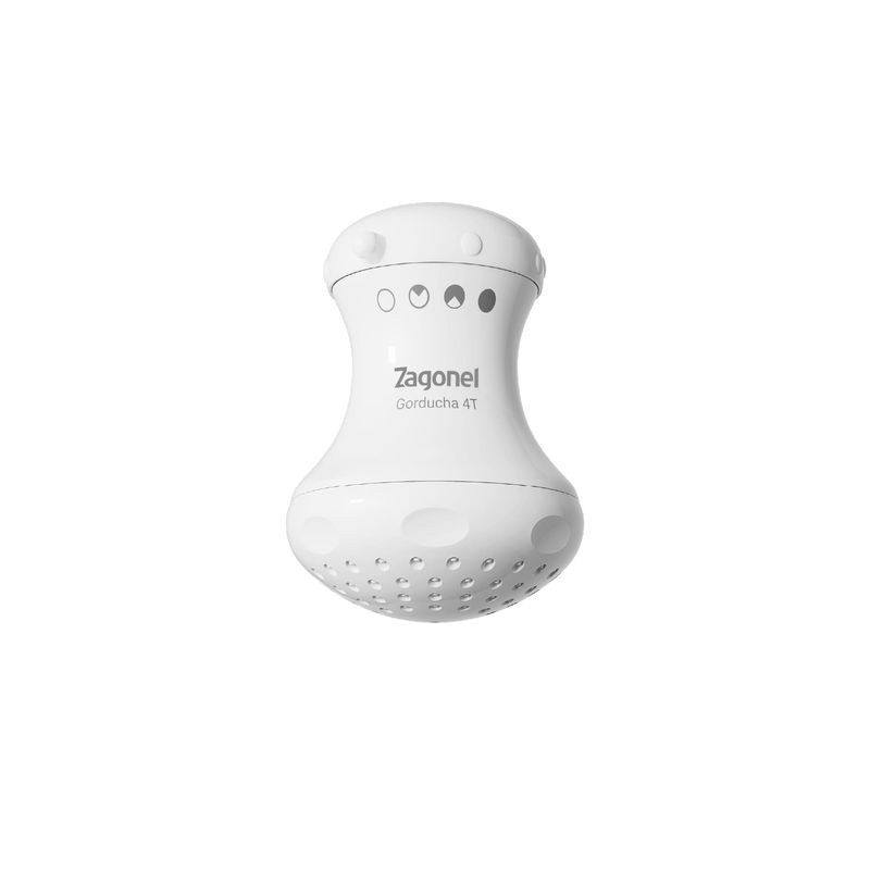 Ducha Zagonel Gorducha 4 Temperaturas Branca 5700 W