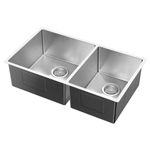 Cuba Docol 90021126016 Bistrô Dupla Retangular Inox Escovado 4,5' 72 x 40 Cm