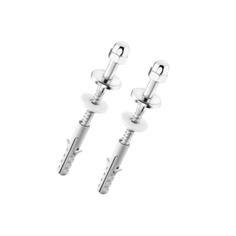 Conjunto Parafuso Docol Fixação P/ Bacias e Mictórios Inox