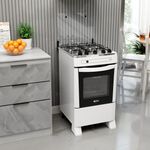 Fogão Clarice 80010182-01 Vitale Piso 4 Bocas Branco