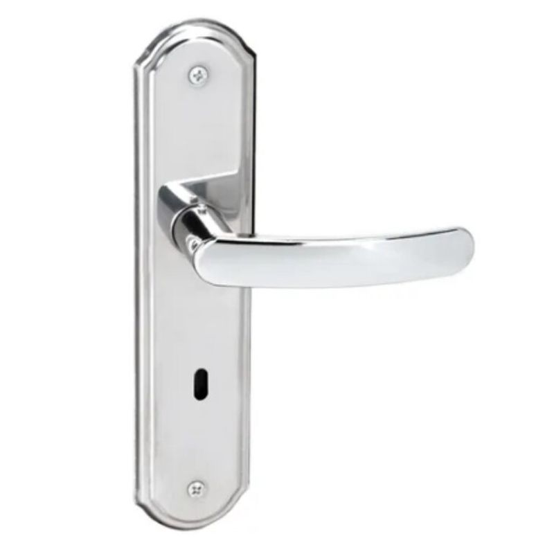 Fechadura Aliança Inox Premium 2700/31 Com Espelho Interna Inox Polido
